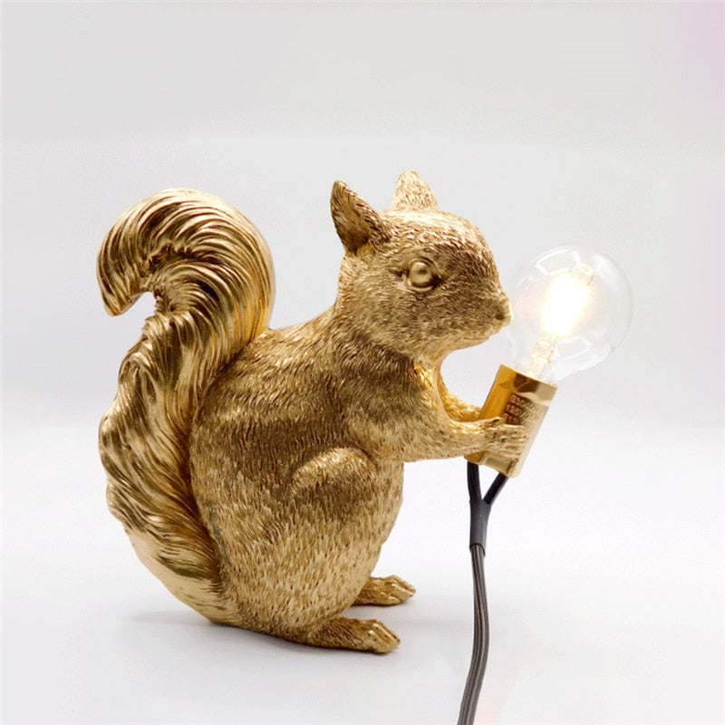 Luminique | Nordic Cute Squirrel LED Table Lamp