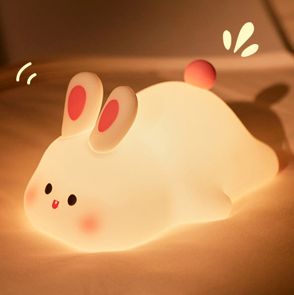 Lumira | Soft-Glow Bunny Night Light with Tap Control