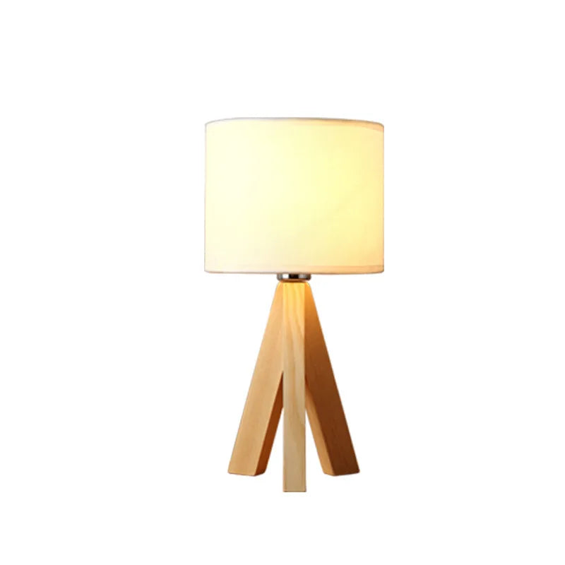LumoNest | Minimalist Wooden Table Lamp with Warm Glow