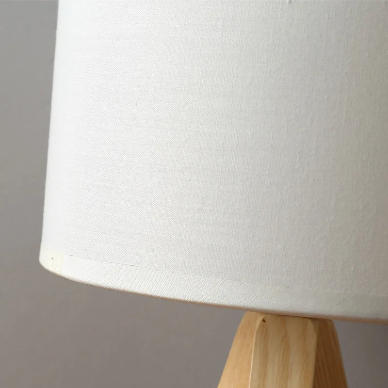 LumoNest | Minimalist Wooden Table Lamp with Warm Glow