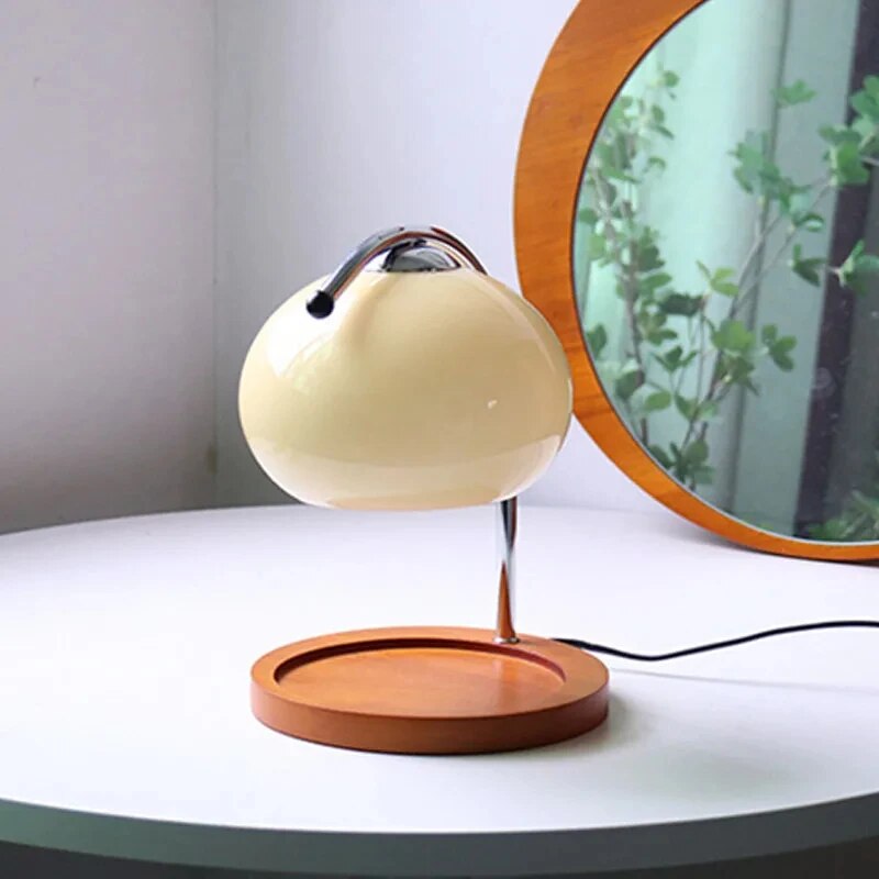 Lumora | Glass Macaron-Inspired LED Table Lamp