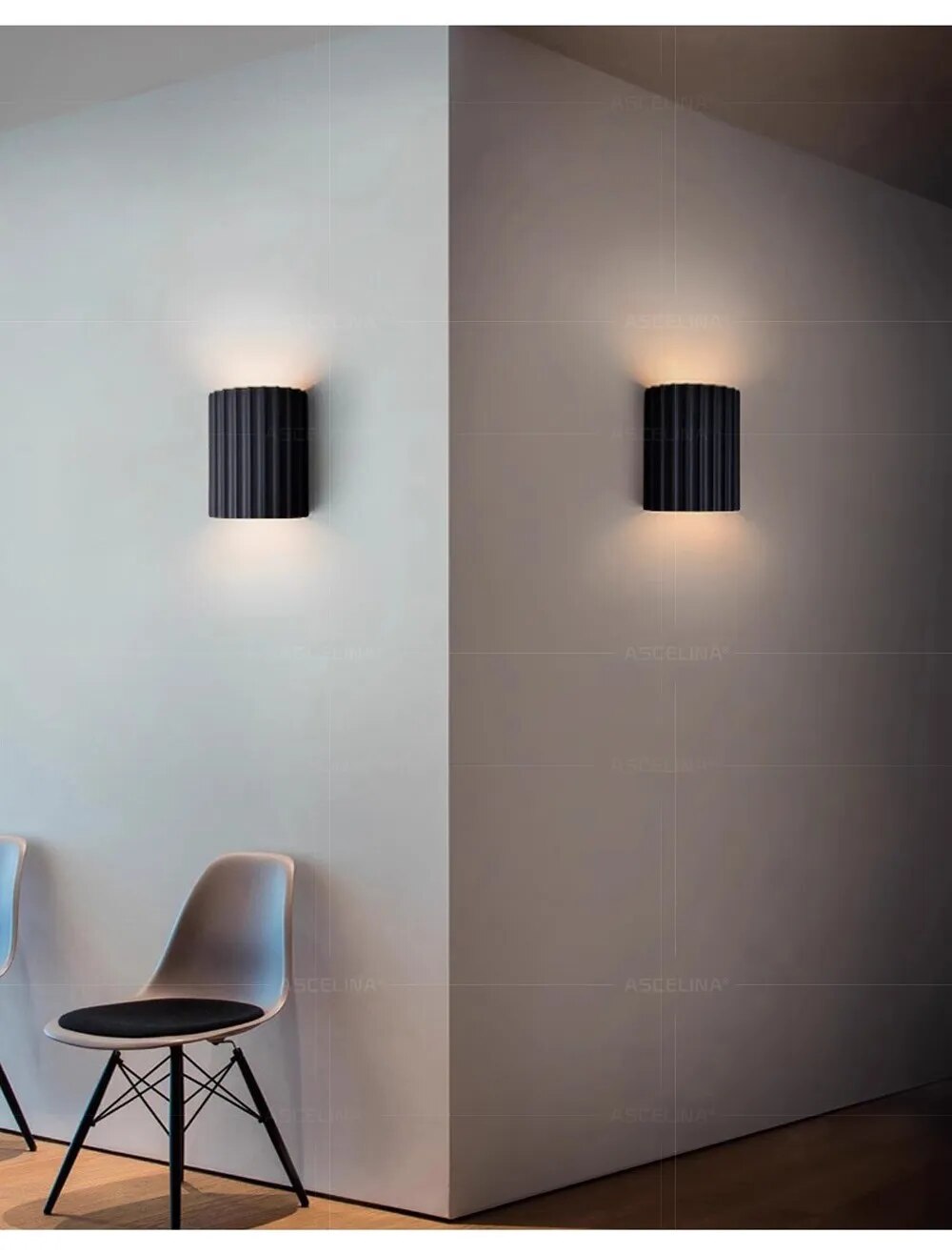 Lunetta | Modern Resin Wall Lamp With Artistic LED Glow