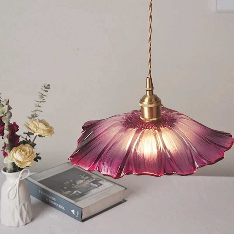 Luxnova | Modern Hanging Lamp With Floral Design