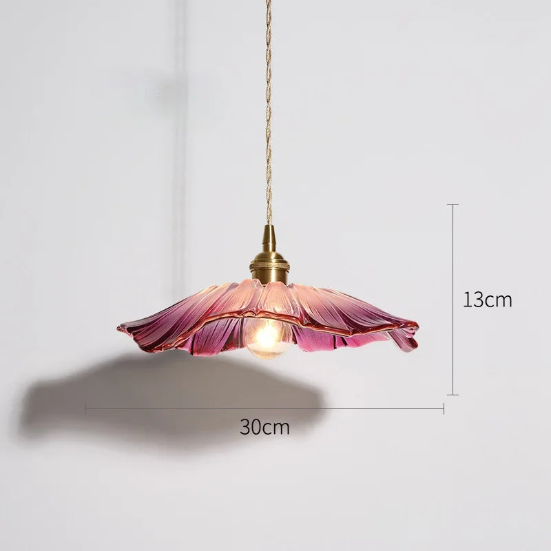 Luxnova | Modern Hanging Lamp With Floral Design