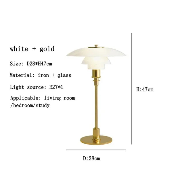 Aurora | Nordic-Inspired Glass Table Lamp