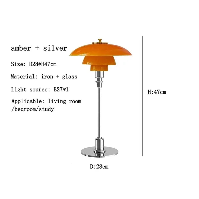 Aurora | Nordic-Inspired Glass Table Lamp