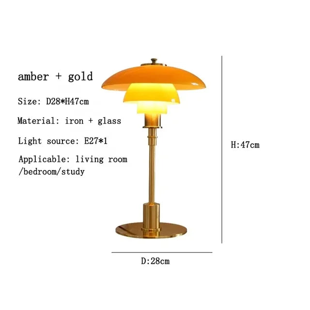 Aurora | Nordic-Inspired Glass Table Lamp