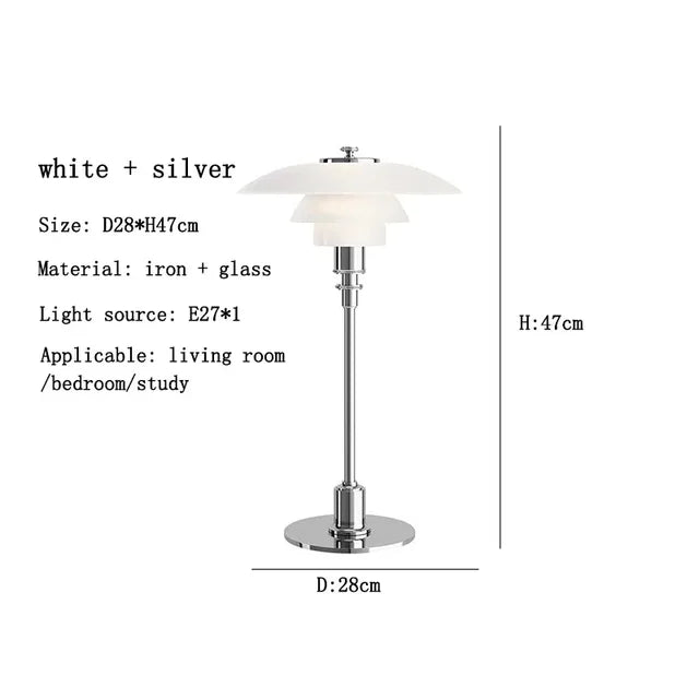 Aurora | Nordic-Inspired Glass Table Lamp