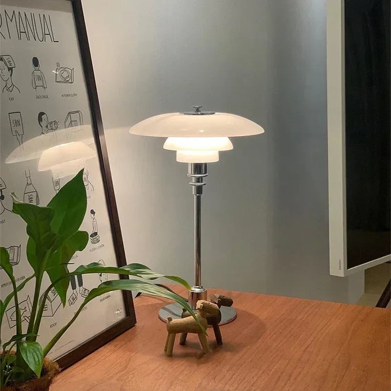Aurora | Nordic-Inspired Glass Table Lamp