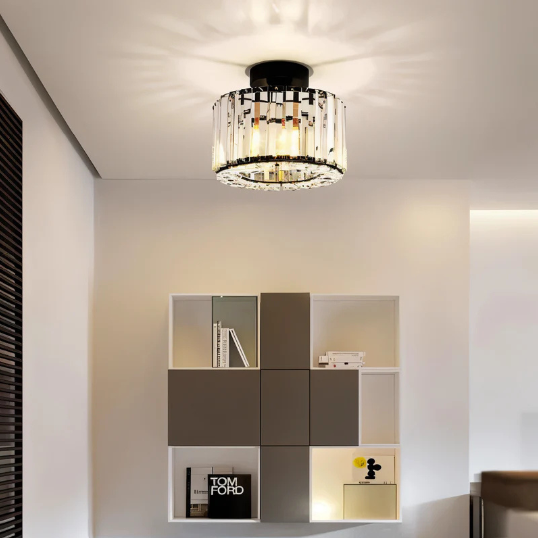 Neonova | Crystal Flush Mount Ceiling Light