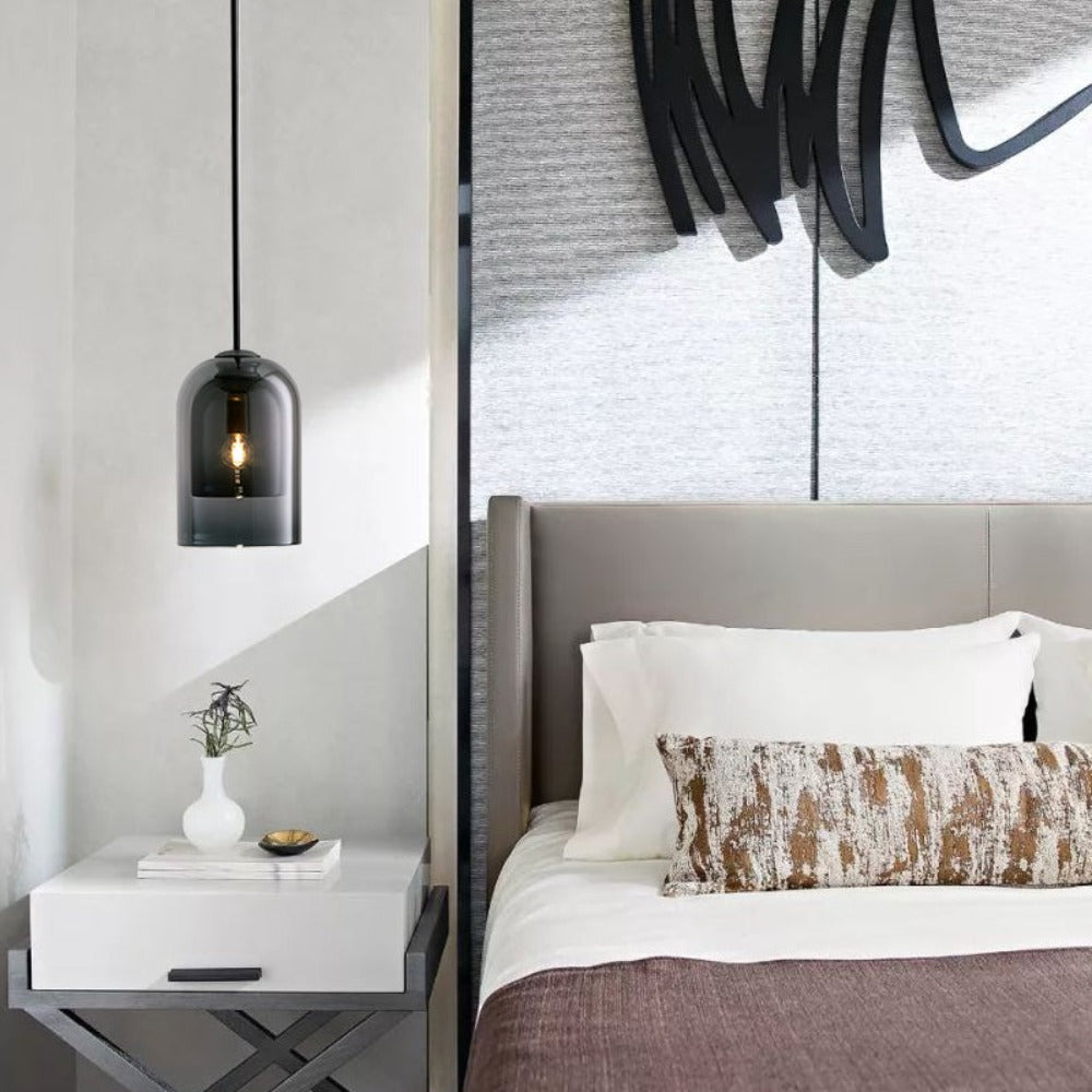 Aeryn | Minimalist Hanging Glass Pendant Light