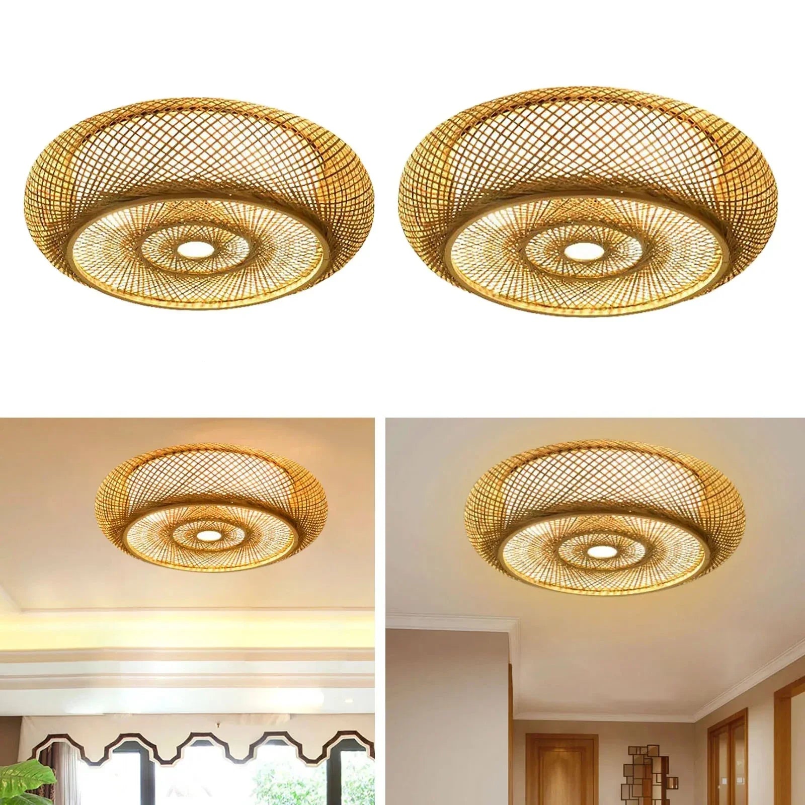Radiant Echo | Elegant Pleated Ceiling Lamp