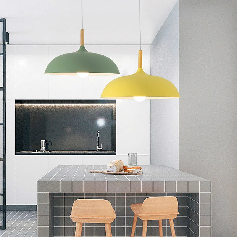 Radiessa | Elegant Round Oak Ceiling Light
