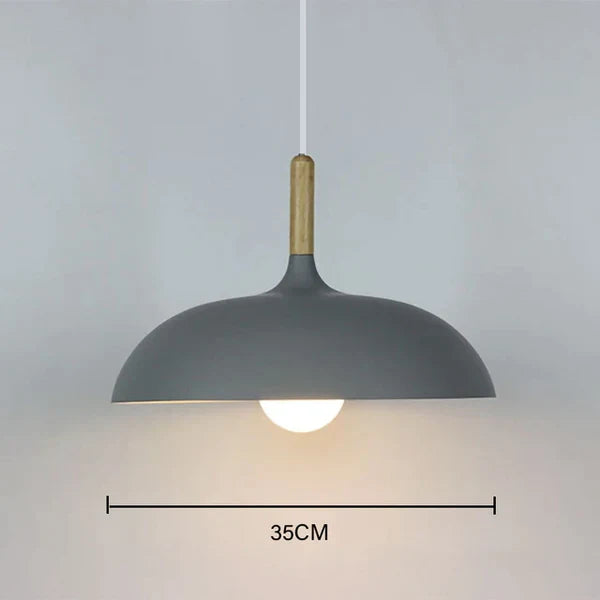 Radiessa | Elegant Round Oak Ceiling Light