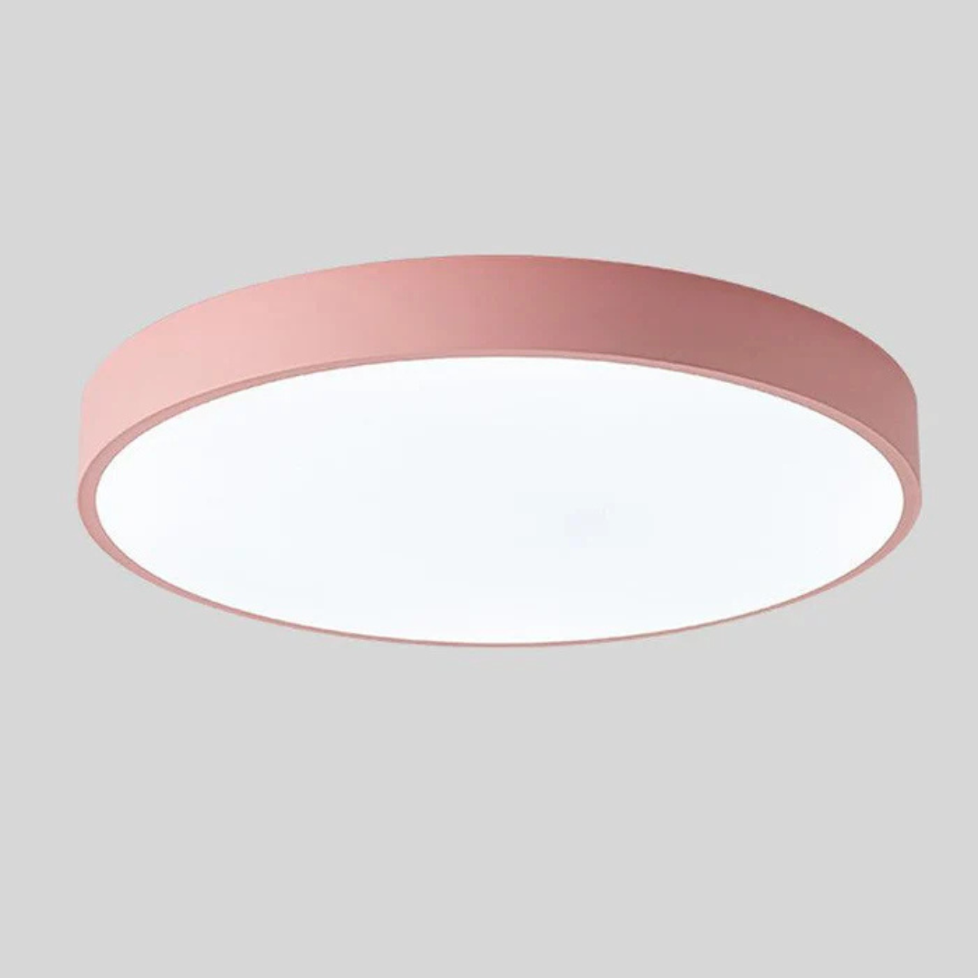 Rayroot | Nordic Round LED Ceiling Light with Wood Accent