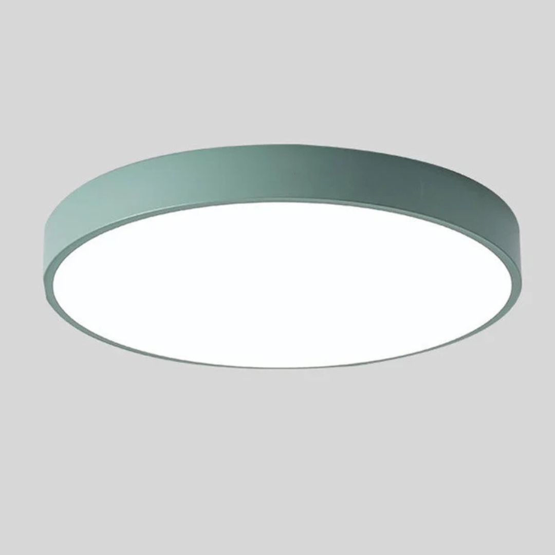 Rayroot | Nordic Round LED Ceiling Light with Wood Accent