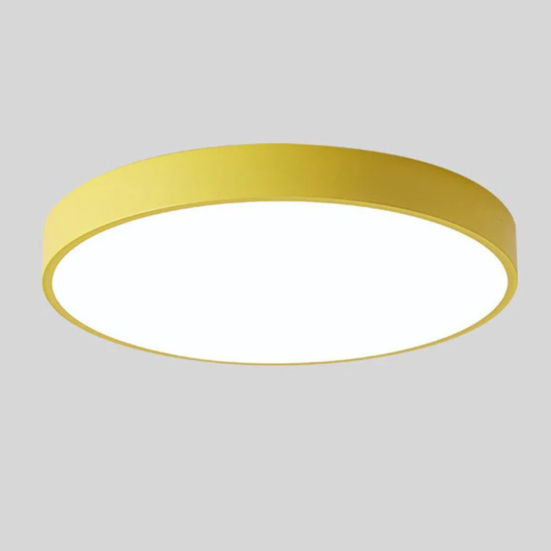 Rayroot | Nordic Round LED Ceiling Light with Wood Accent