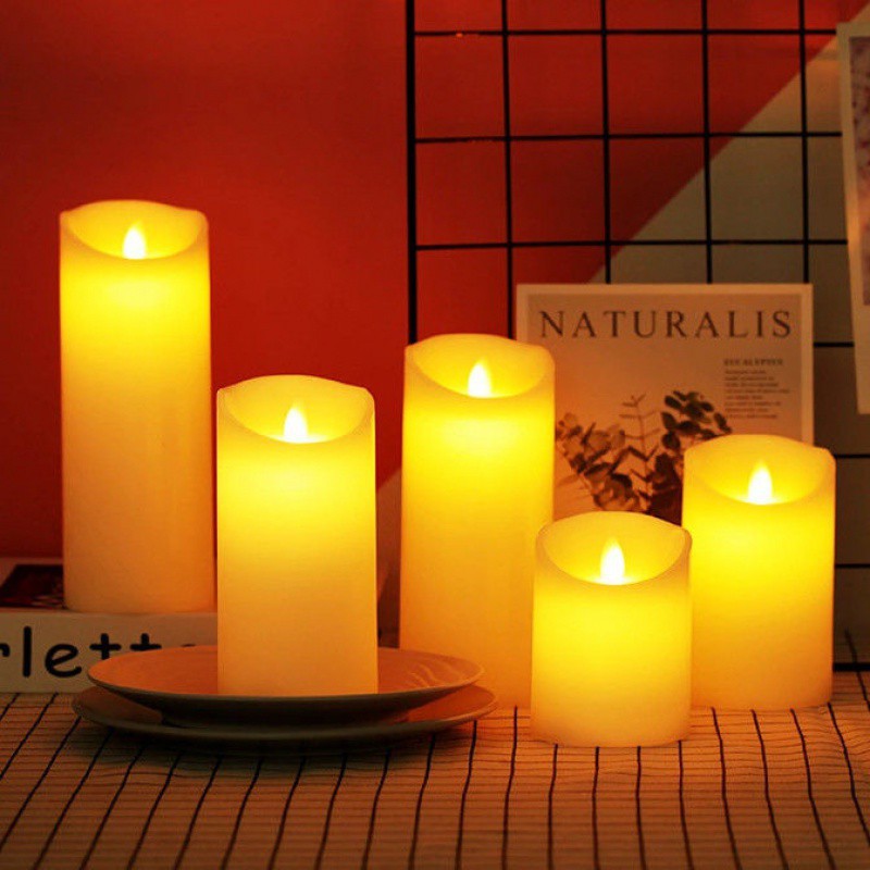 Solairis | Elegant Flameless LED Candles With Realistic Glow