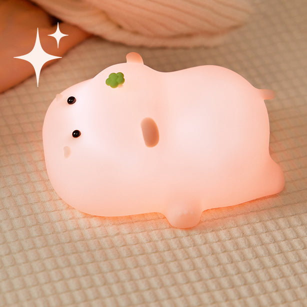 Shiniva | LED Night Light With Playful Hippo Design
