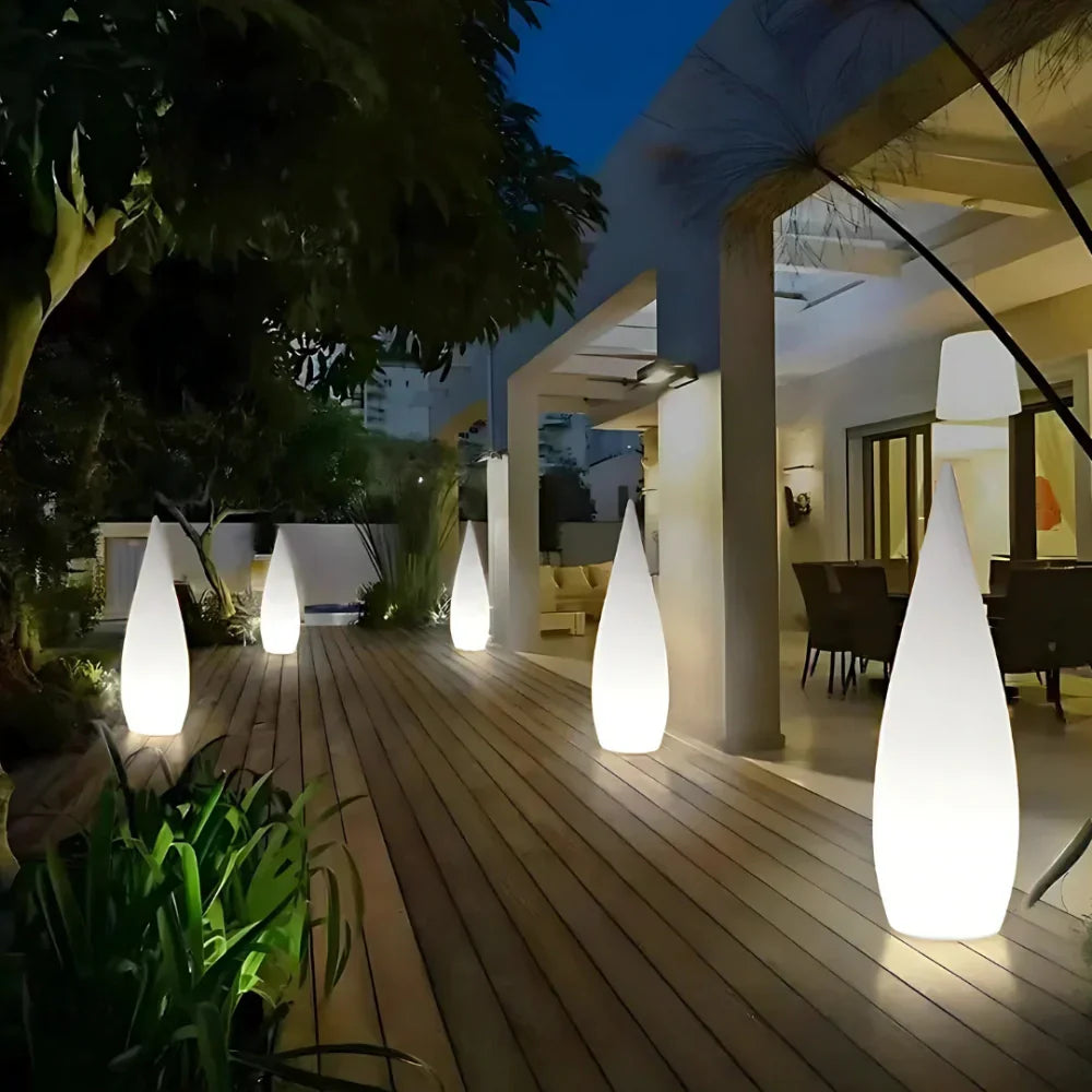 SnugBeam | Elegant Outdoor Glow Lamp with Remote & Color Modes