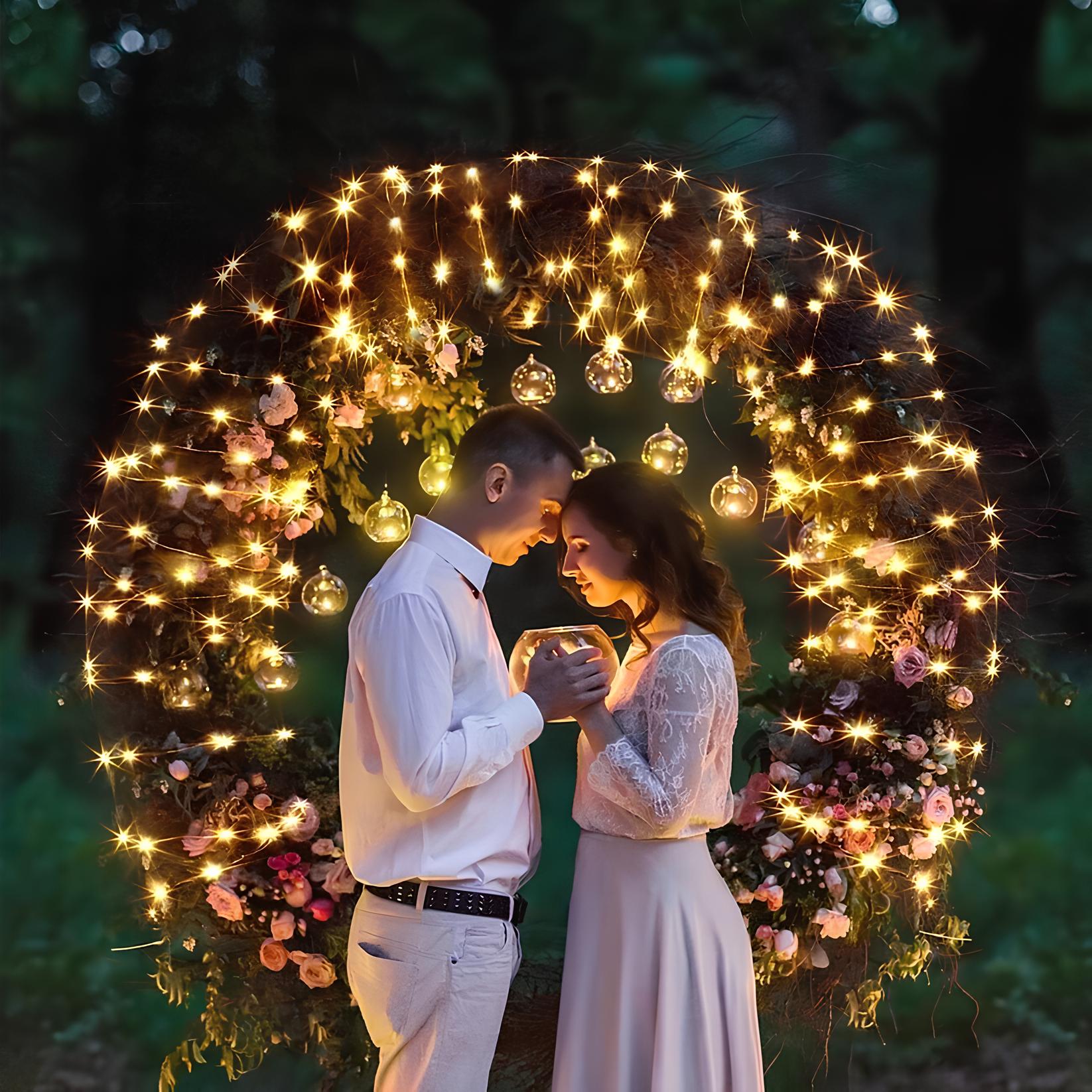 Solaeya | Solar Garden Fairy Lights with Multi-Color Glow