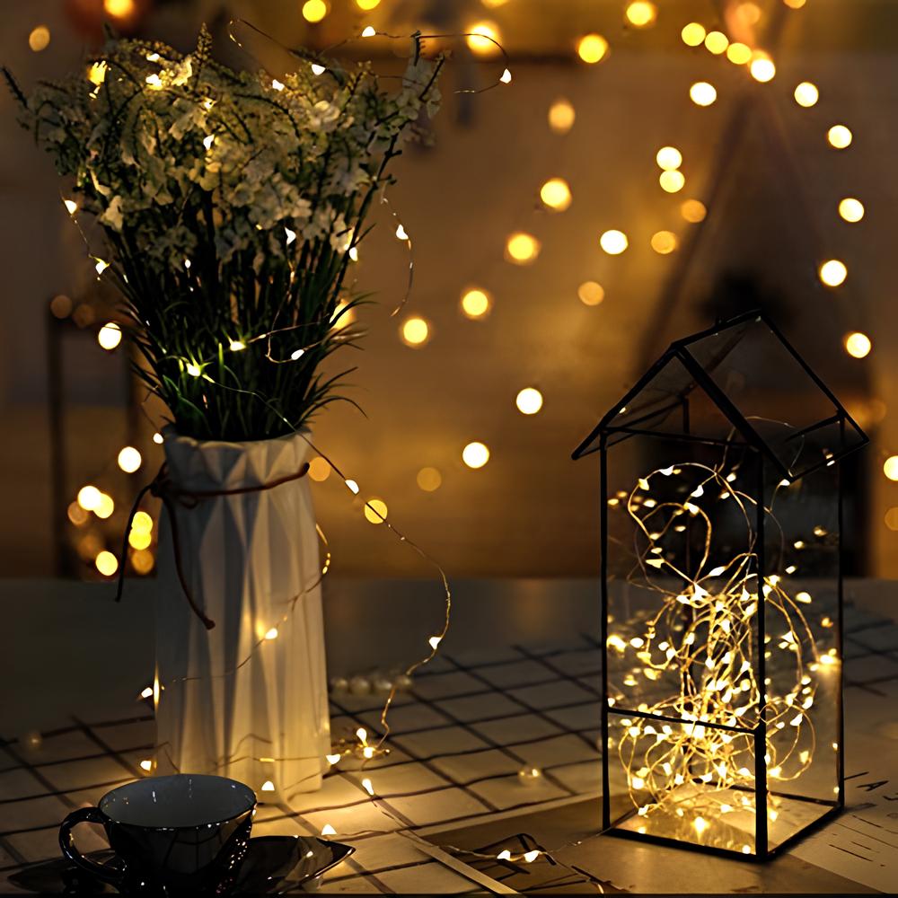 Solaeya | Solar Garden Fairy Lights with Multi-Color Glow