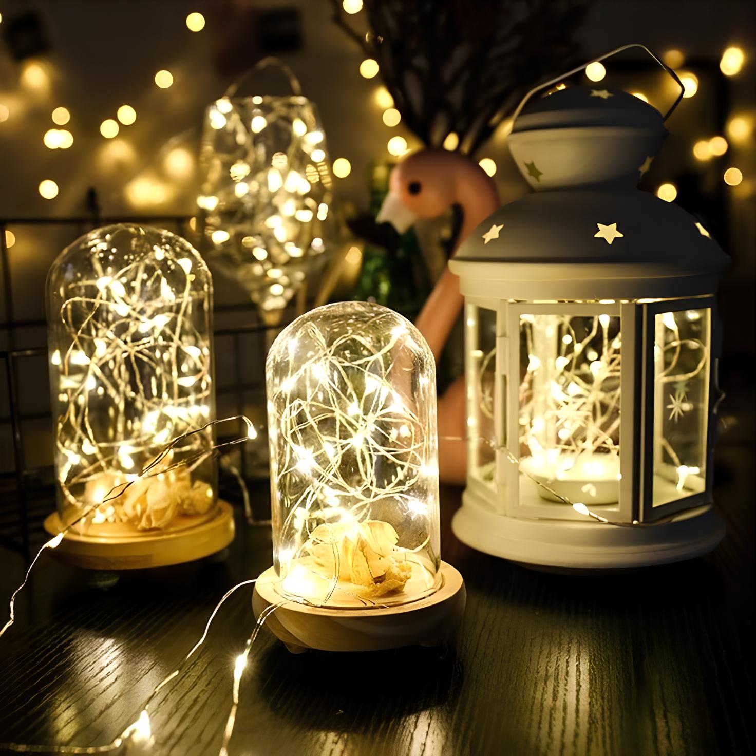 Solaeya | Solar Garden Fairy Lights with Multi-Color Glow