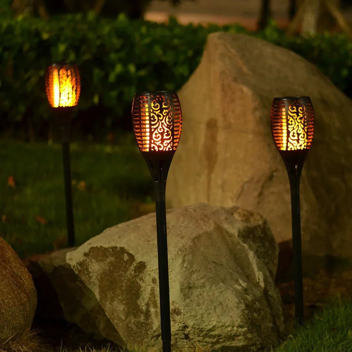 Velistra | Solar-Powered LED Torch for Outdoor Ambience