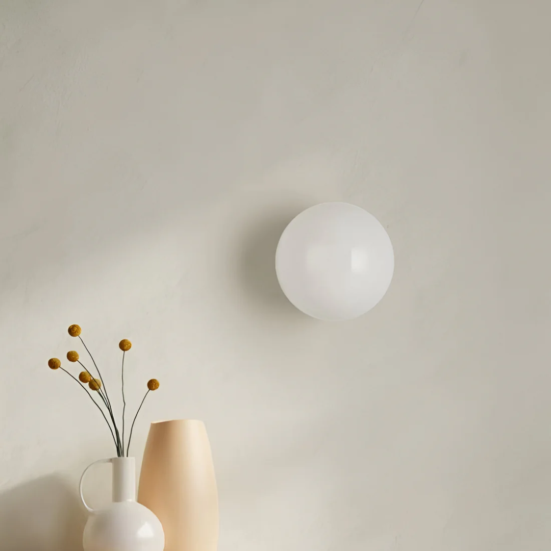 Verdelight | Frosted Glass Wall Light for Soft Ambient Glow