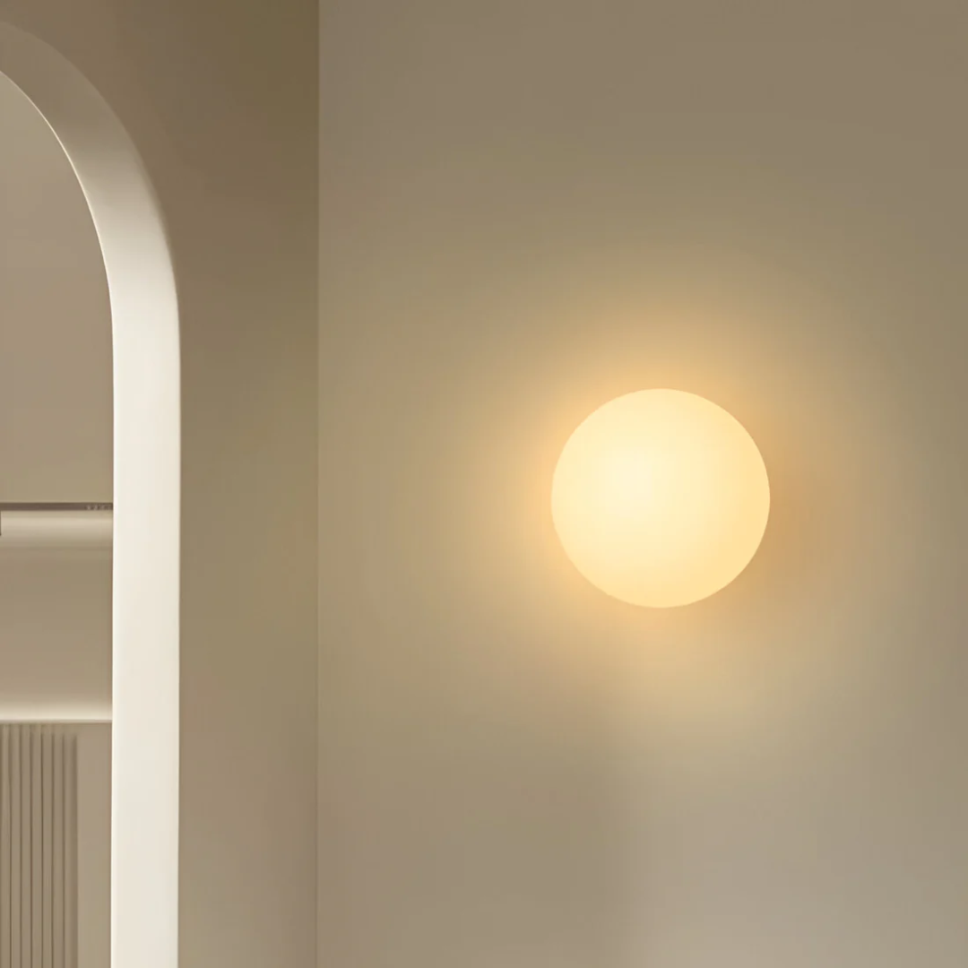 Verdelight | Frosted Glass Wall Light for Soft Ambient Glow