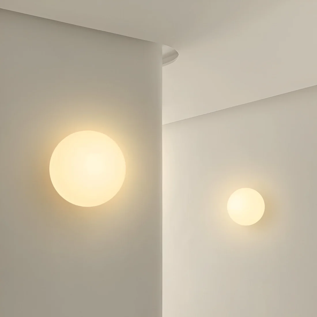 Verdelight | Frosted Glass Wall Light for Soft Ambient Glow
