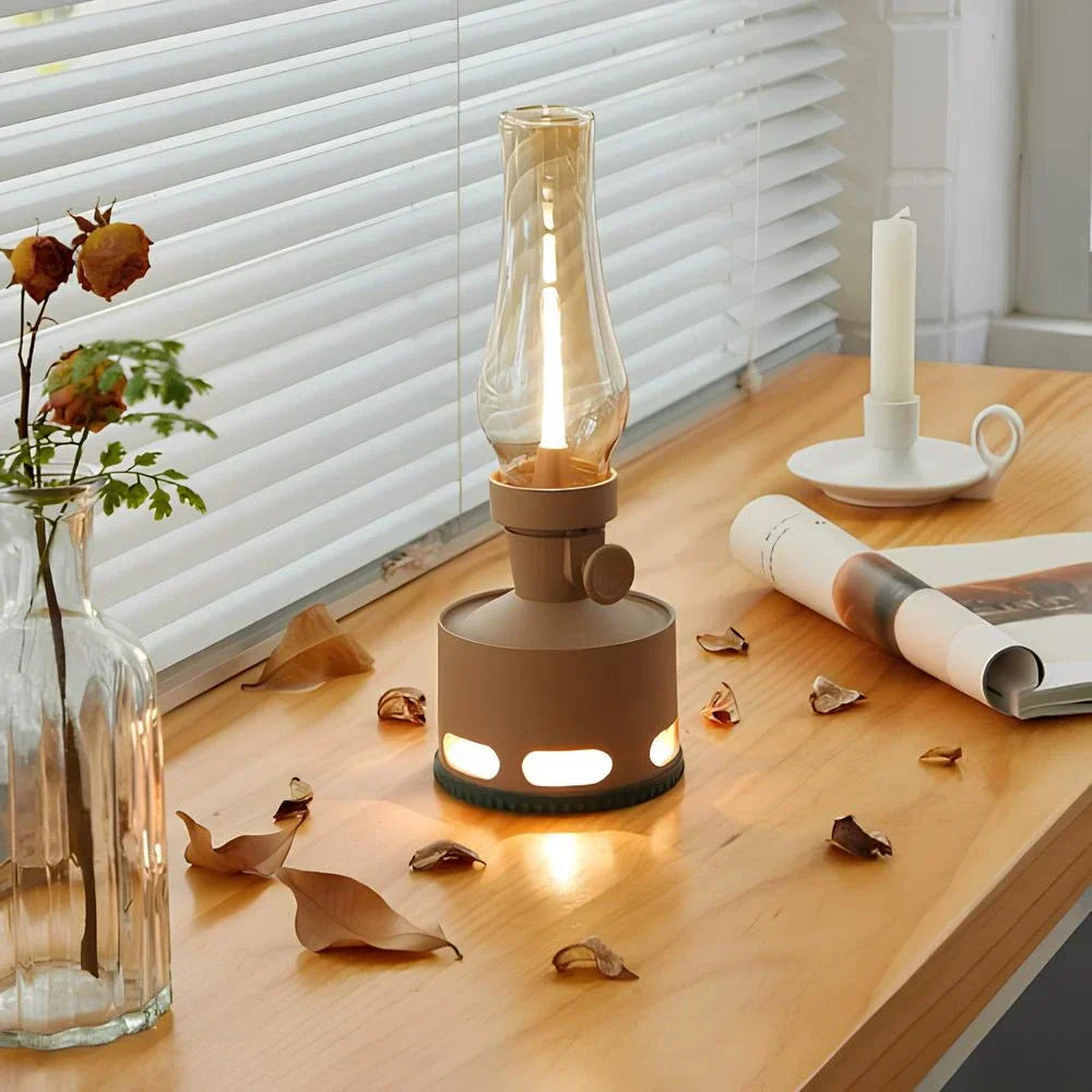 Zelunex | Rechargeable LED Lantern with Blow-Off Feature