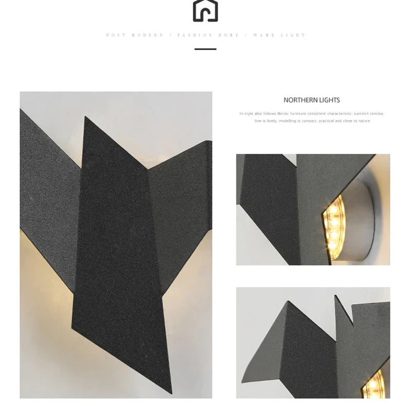 Zunari | Nordic-Inspired Kingfisher Wall Lamp