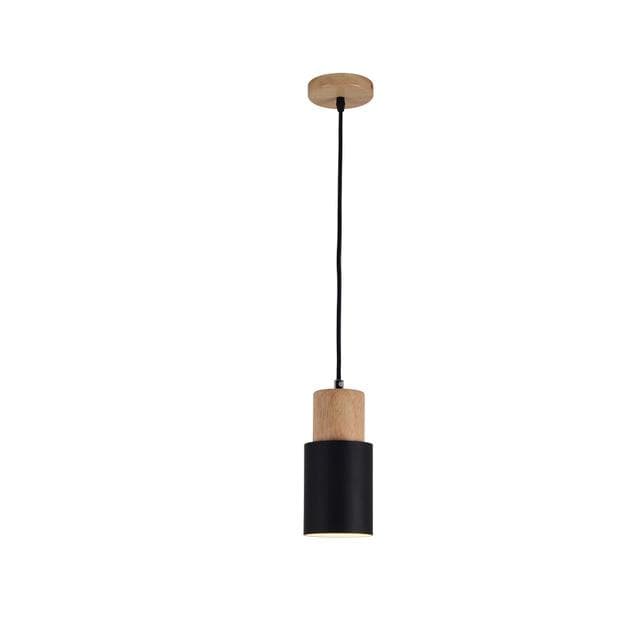 Zyntra | Scandinavian Hanging Lamp In Wood And Metal