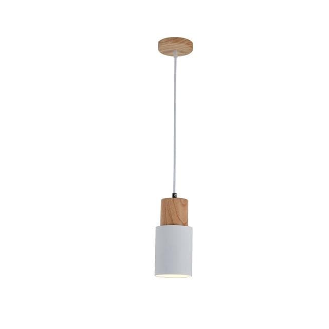 Zyntra | Scandinavian Hanging Lamp In Wood And Metal