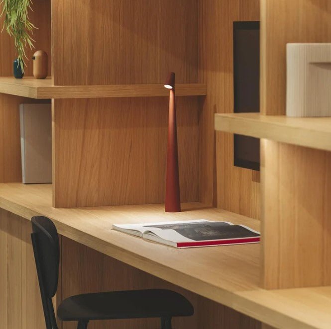 LumiRay | Wireless Nordic-Inspired LED Table Lamp