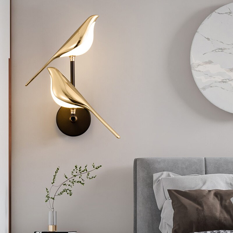 LumiBird | Scandinavian-Inspired LED Bird Wall Lamp