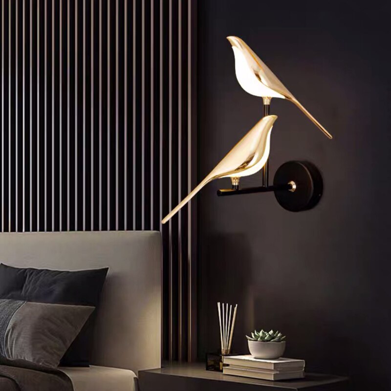 LumiBird | Scandinavian-Inspired LED Bird Wall Lamp