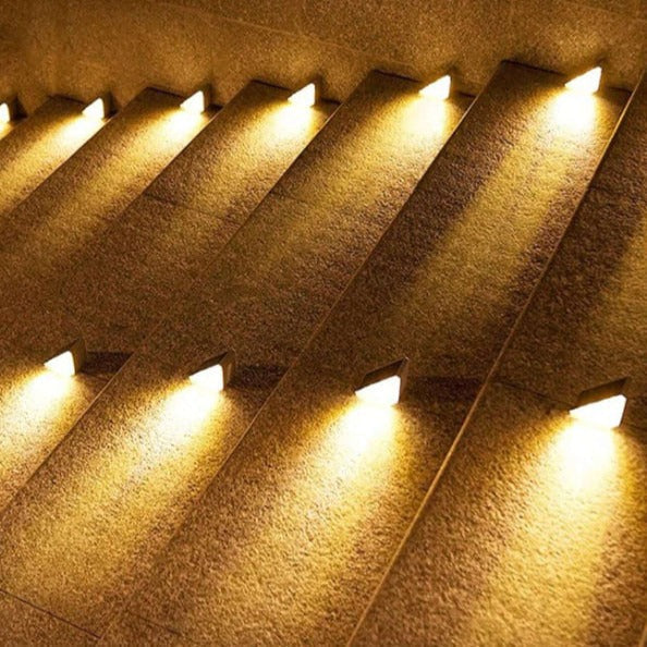 Brighture | Solar-Powered Outdoor Stair Lights With Weatherproof Design