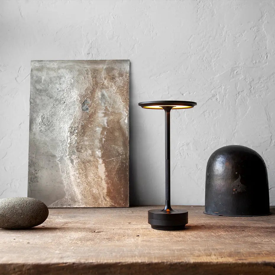 Virella | Touch-Control LED Table Lamp with Floating Ring Design