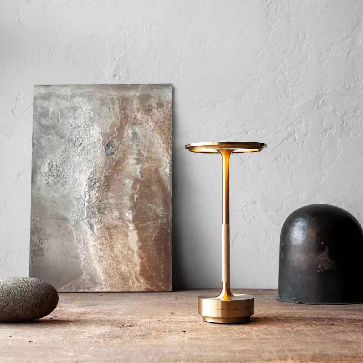 Virella | Touch-Control LED Table Lamp with Floating Ring Design
