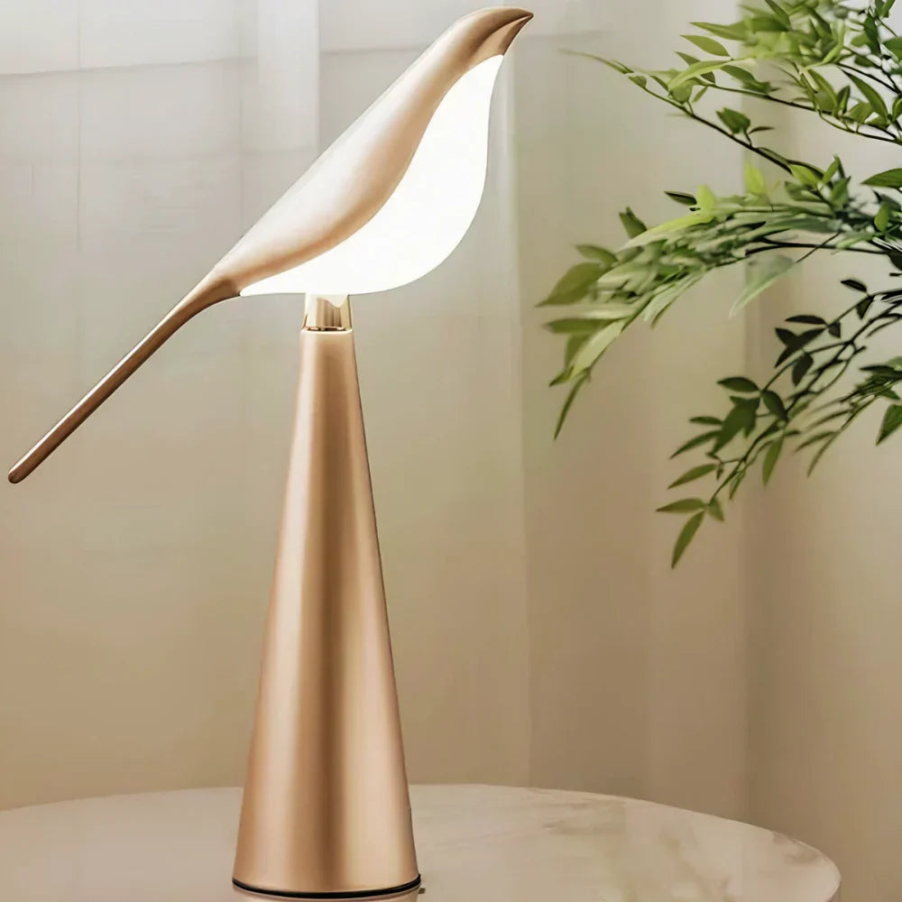 Glowvio | Whimsical Magpie Accent Lamp With Rotatable Head