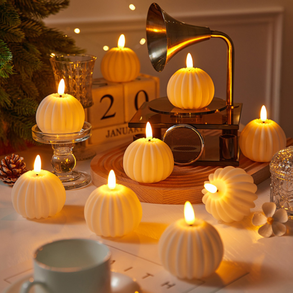 Solairis | Elegant Flameless LED Candles With Realistic Glow