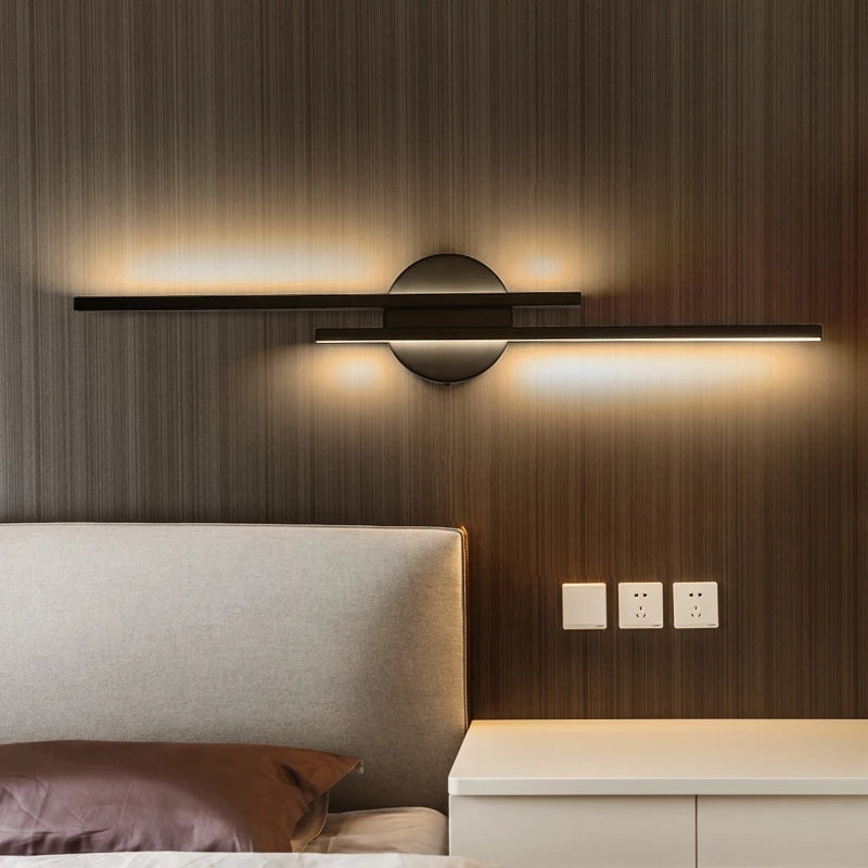 StriaGlow | Minimalist Wall Light with Dual Illumination