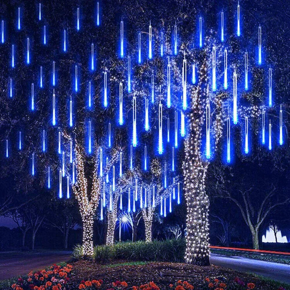 Auralisse | Meteor Shower Outdoor LED Lights for Festive Evenings