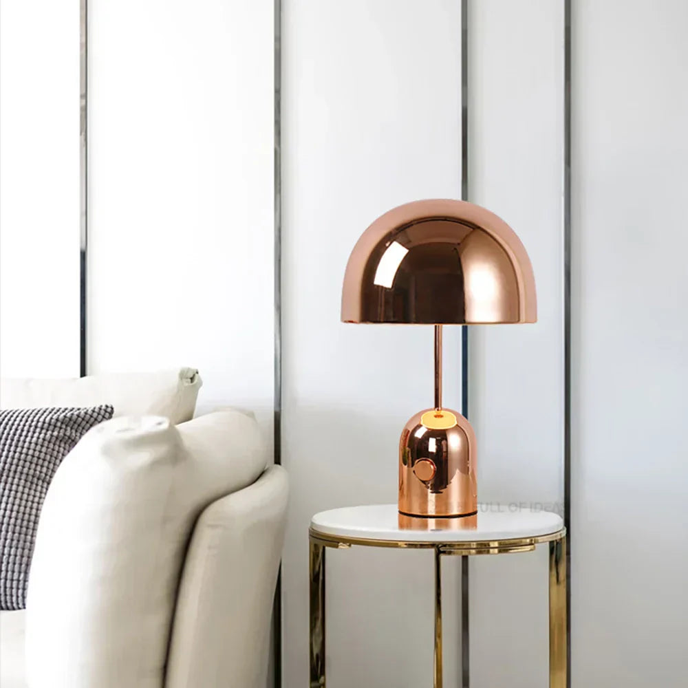 AuroraCopper | Sculptural Table Lamp with Copper Finish