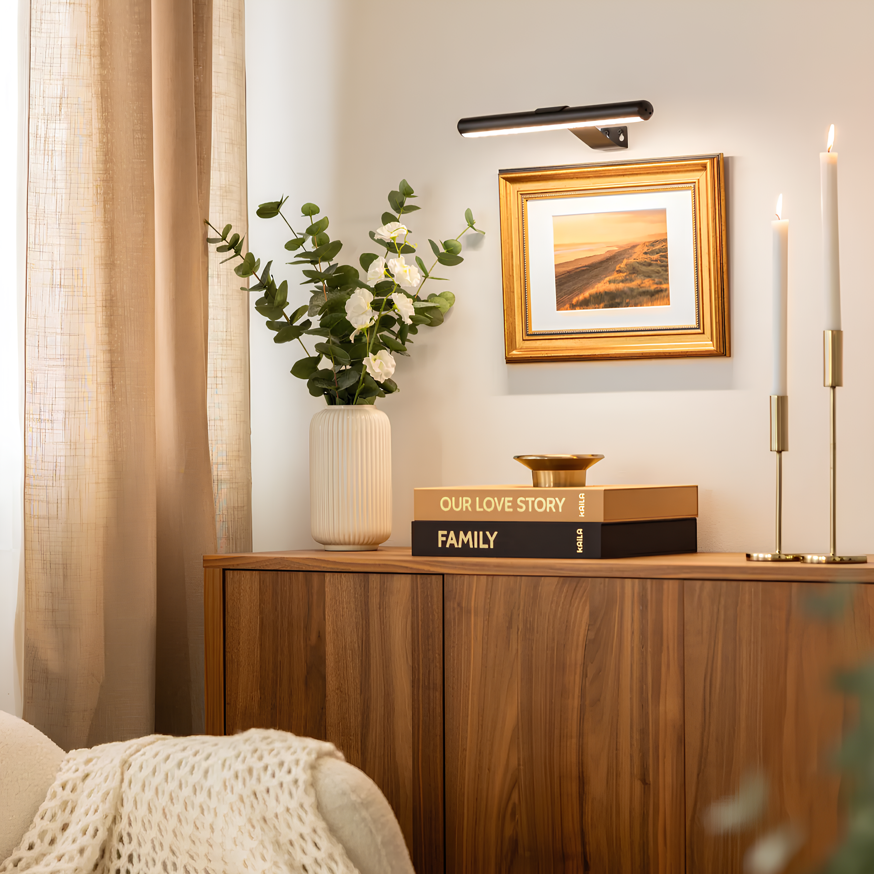 Avora | Wireless Wall Art Light for Elegant Illumination
