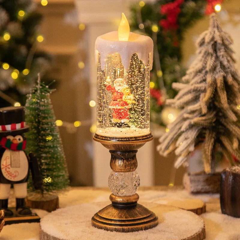 Brightula | Glittering LED Candle Lamp for Magical Holiday Ambiance