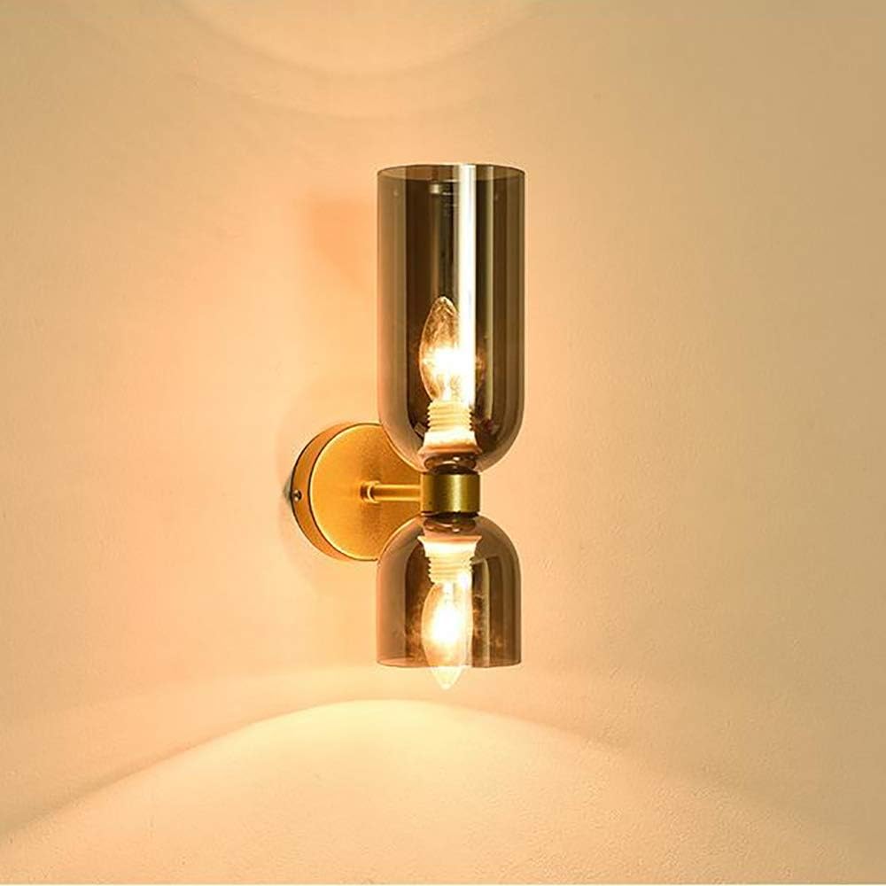 Brilloxa | Dual Glass LED Wall Lamp With Modern Elegance