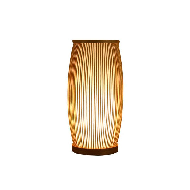 Briloria | Bamboo Table Lamp with Soft LED Light for Natural Ambiance